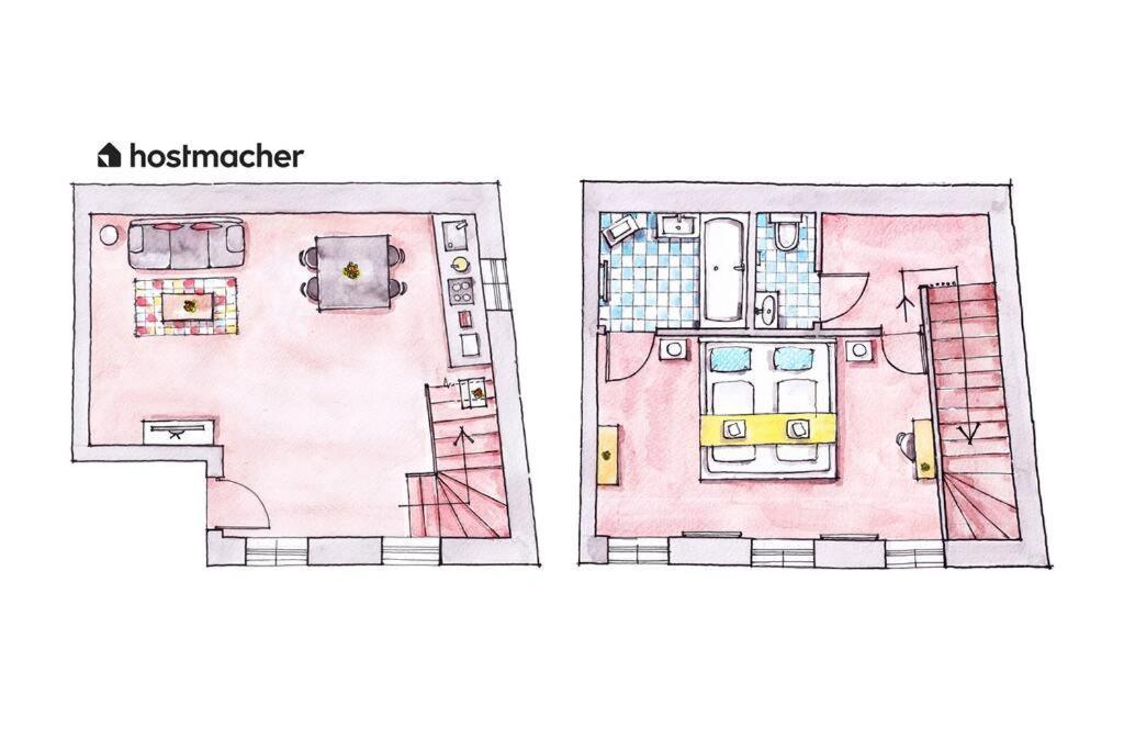 Cozy 1Br Duplex Near Center By Hm Lejlighed Wien Eksteriør billede